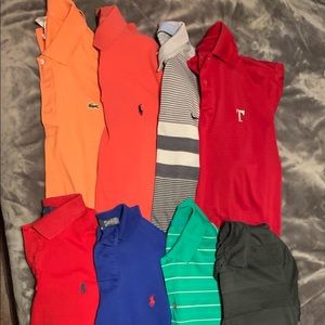 BUNDLE - 8 Men’s Polo Shirts